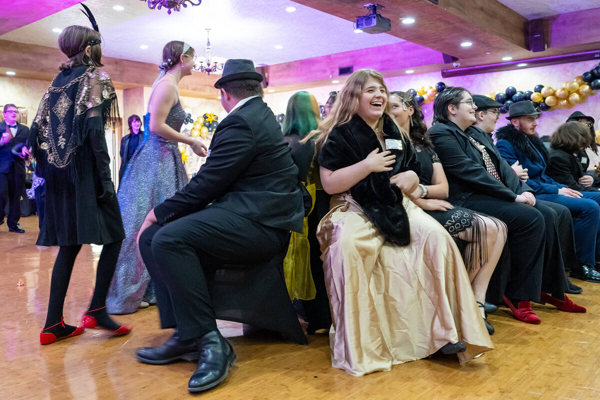 Students at the homeschool prom also played many fun games like musical chairs. (John Clausen/P ...