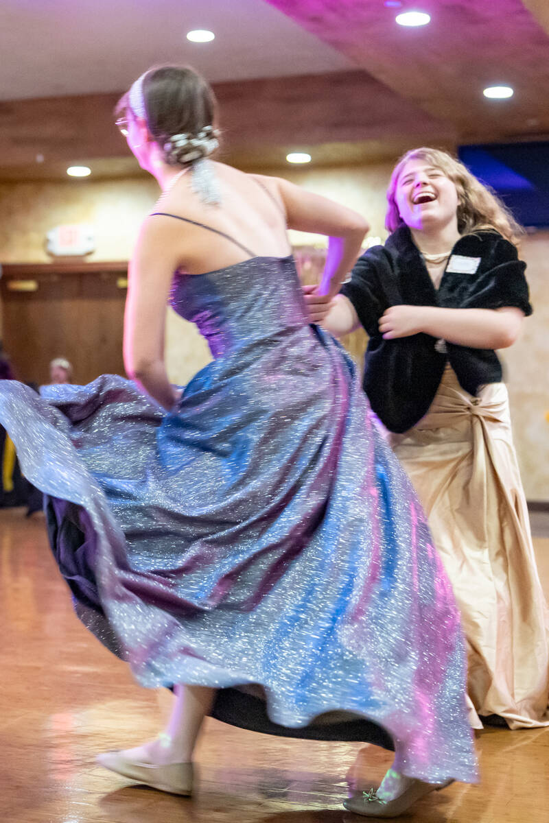 Throughout the night, homeschool students from across the community danced and laughed at the e ...