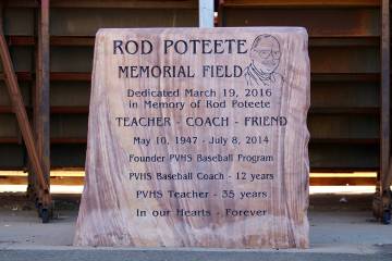 Rod Poteete Field in Pahrump, NV. (Jacob Powers/Pahrump Valley Times)