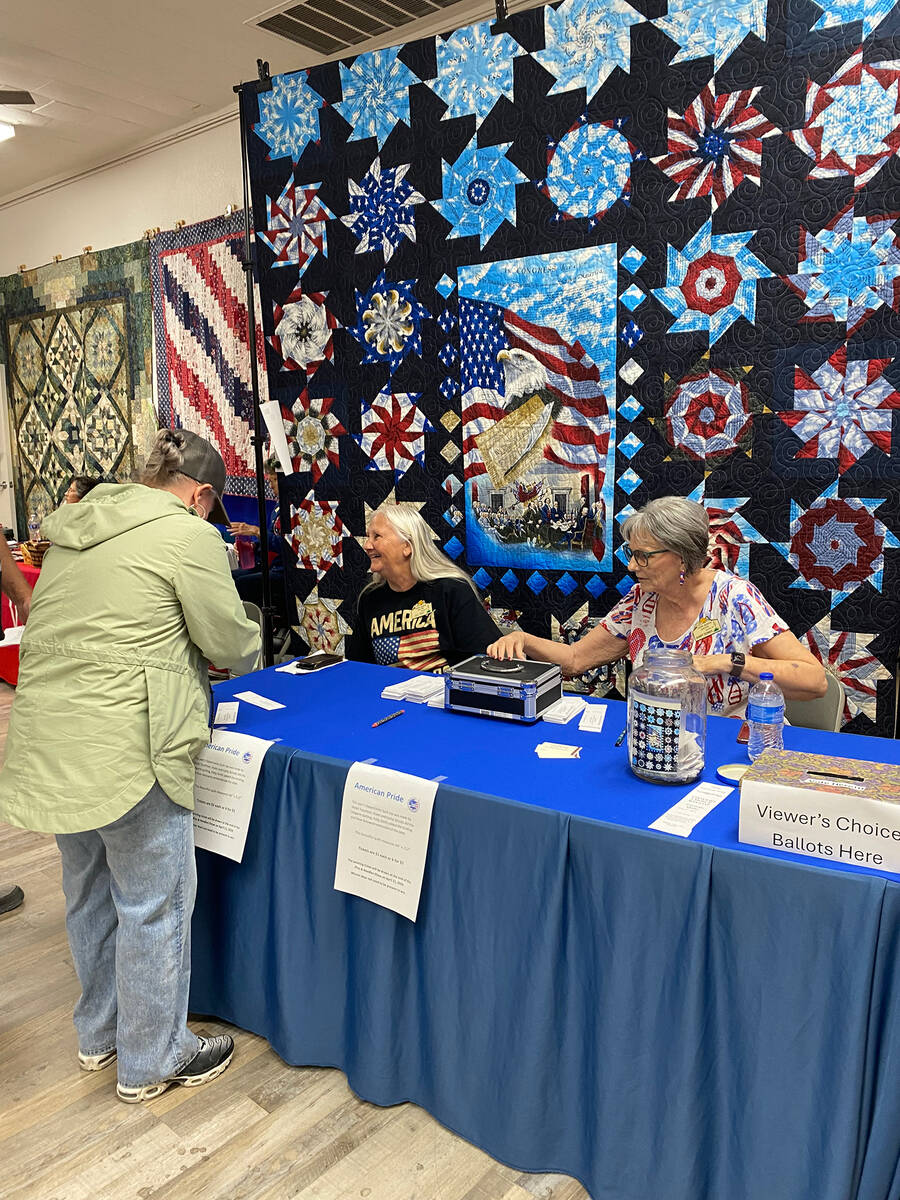 The 28th Annual Pins and Needles Quilt Show took place on Friday and Saturday, April 10 and 11 ...