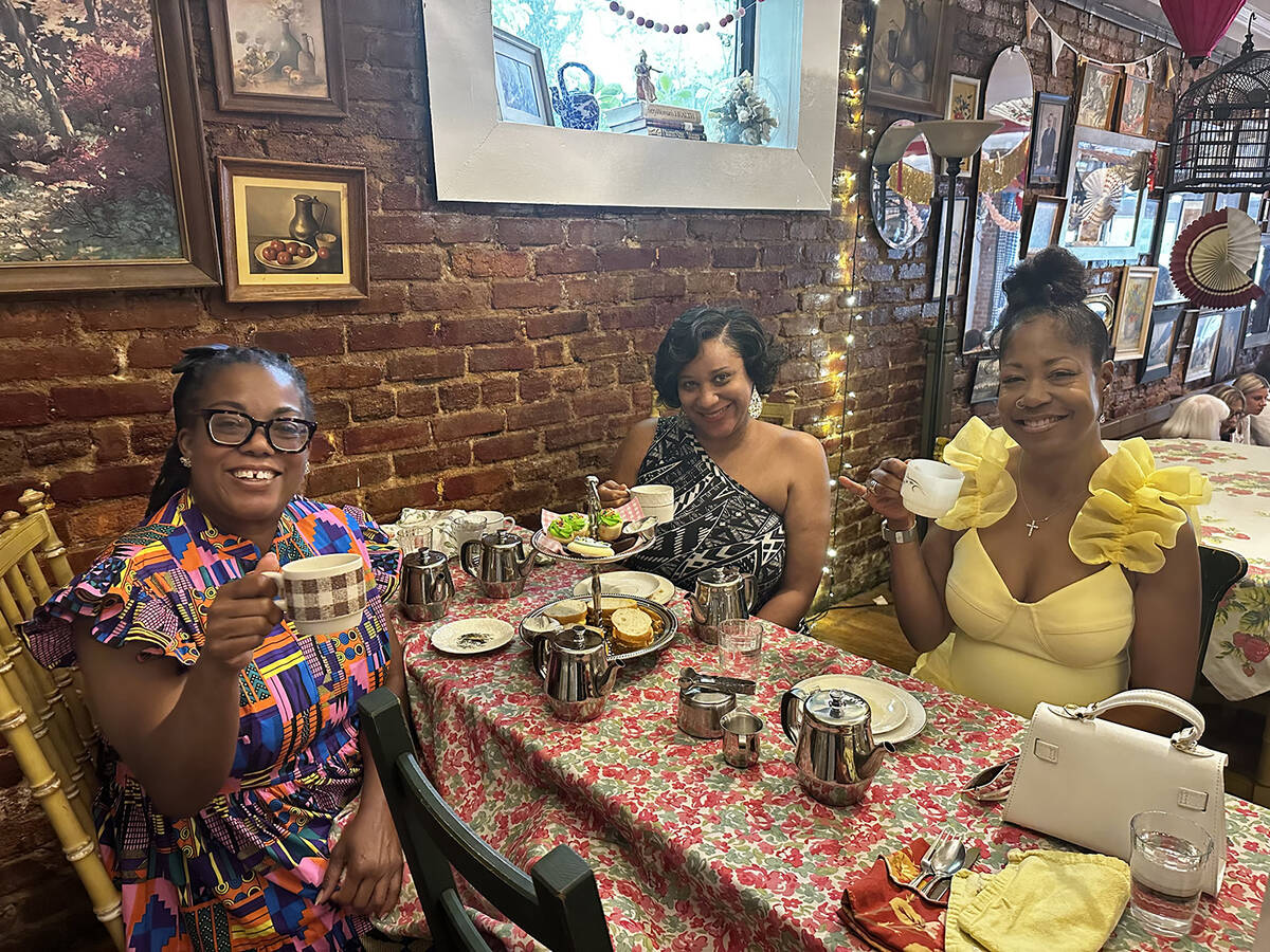 The FFF>50 Atlanta chapter at a tea event. FFF>50 currently has chapters across the county, but ...