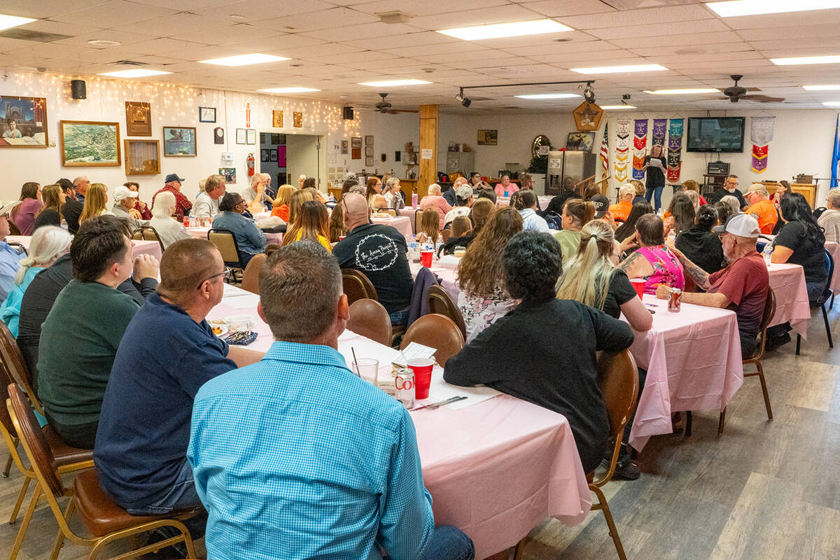 The Pahrump Moose Lodge was filled with excitement on Sunday, April 26 as attendees turned out ...