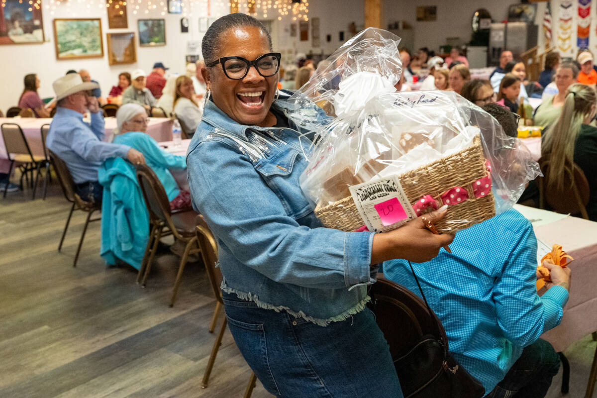 There was an assortment of raffles prizes up for grabs at the Moose Lodge's Kiss a Pig Reveal P ...