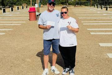 NSHPA pitchers Mark Kaczmarek and Christy Russell took first place within their respective divi ...