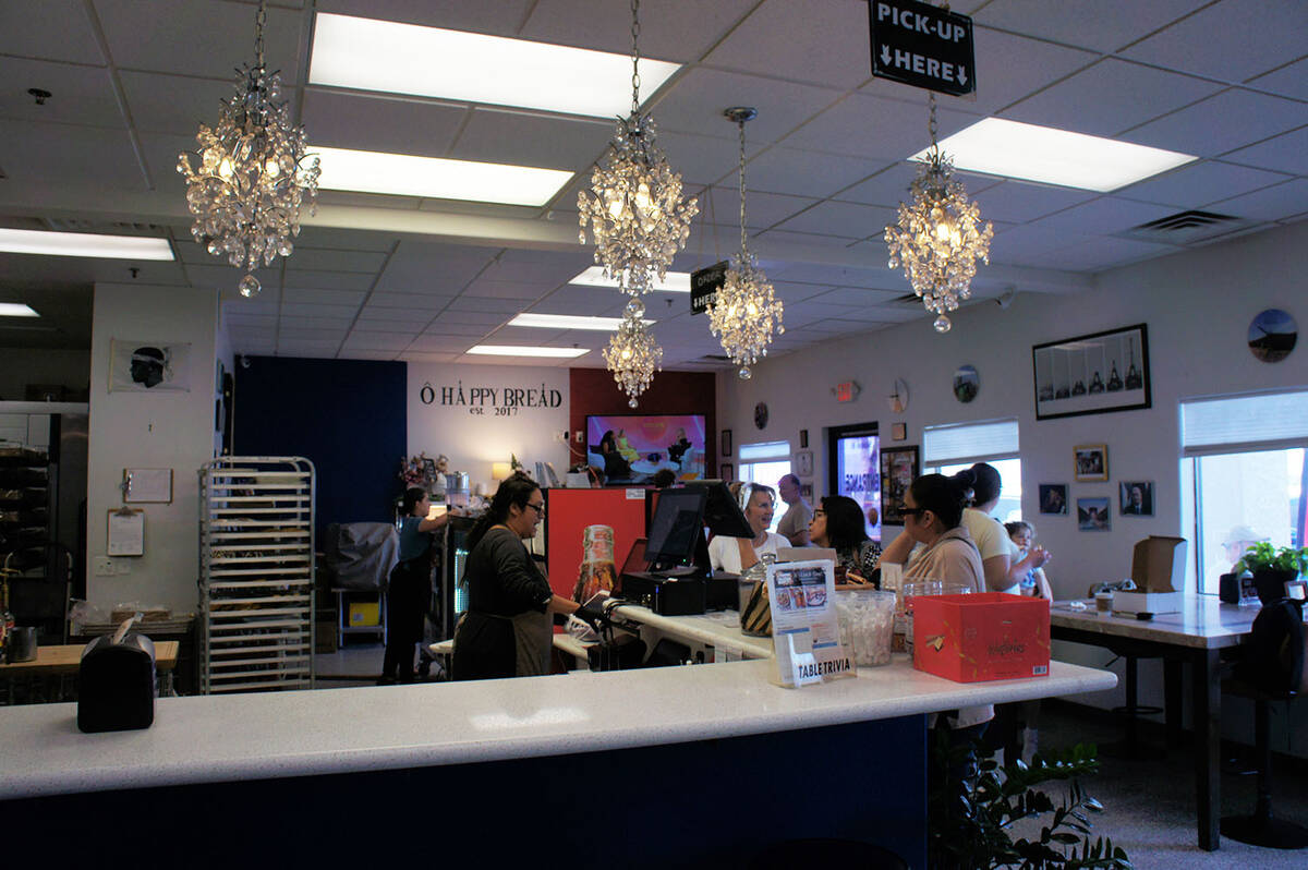 O Happy Bread held an all day grand reopening on Monday, May 4. A large showing of people atten ...