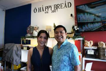 Helen Ta (left) and John Nguyen (right) are the new faces behind O Happy Bread, a French and Vi ...