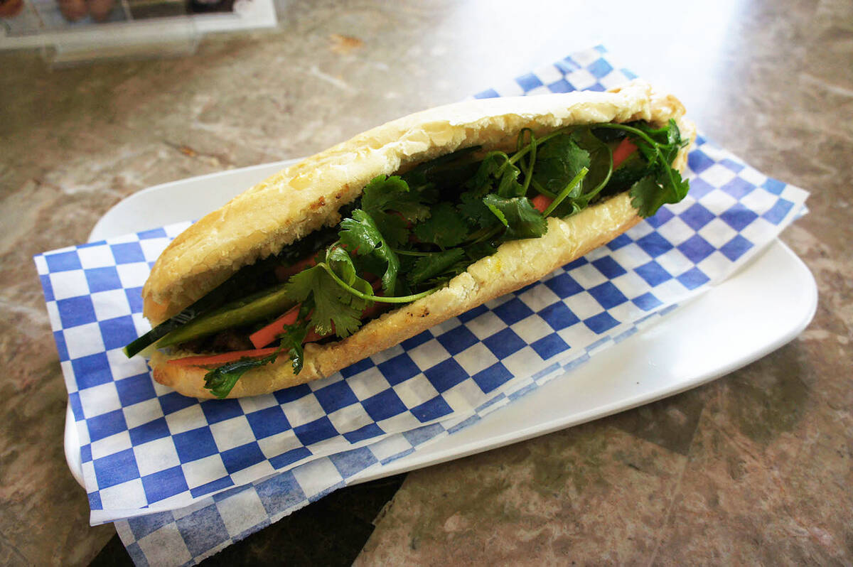 Banh Mi (Vietnamese sandwiches on French baguettes) are one of the new menu additions O Happy B ...