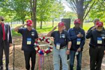 Honor Flight Southern Nevada's April 2026 trip to Washington, D.C. included Pahrump resident Ma ...