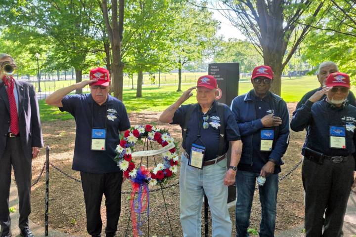Honor Flight Southern Nevada's April 2026 trip to Washington, D.C. included Pahrump resident Ma ...