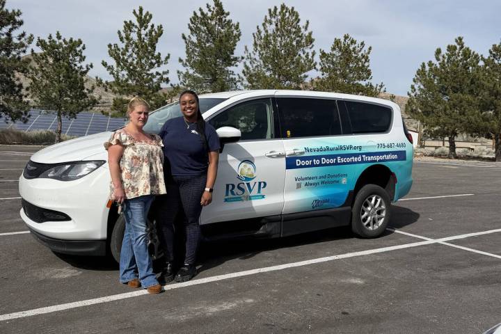 Summer Muns, Tonopah RSVP Service Coordinator, and Jonee Minor, RSVP Project Coordinator, annou ...