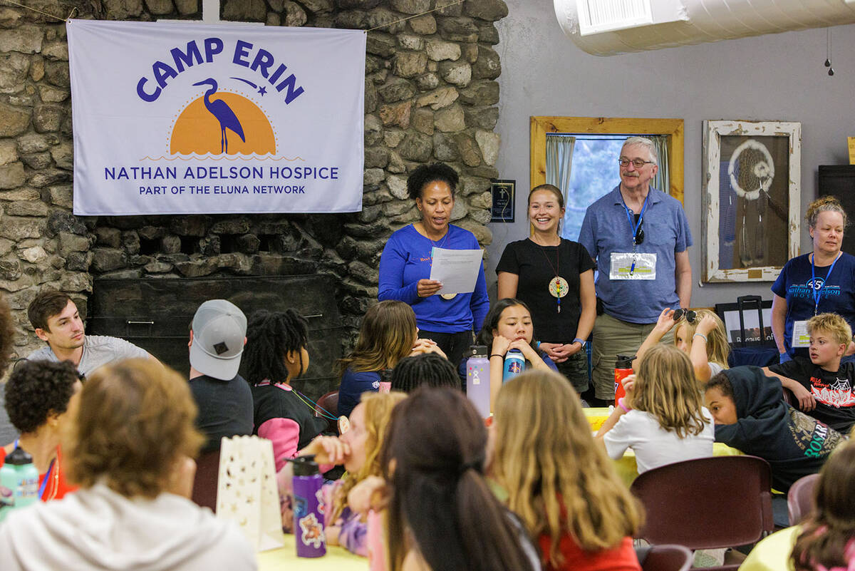 Nathan Adelson Hospice’s Camp Erin Las Vegas is returning this year from June 19 to June 21. ...