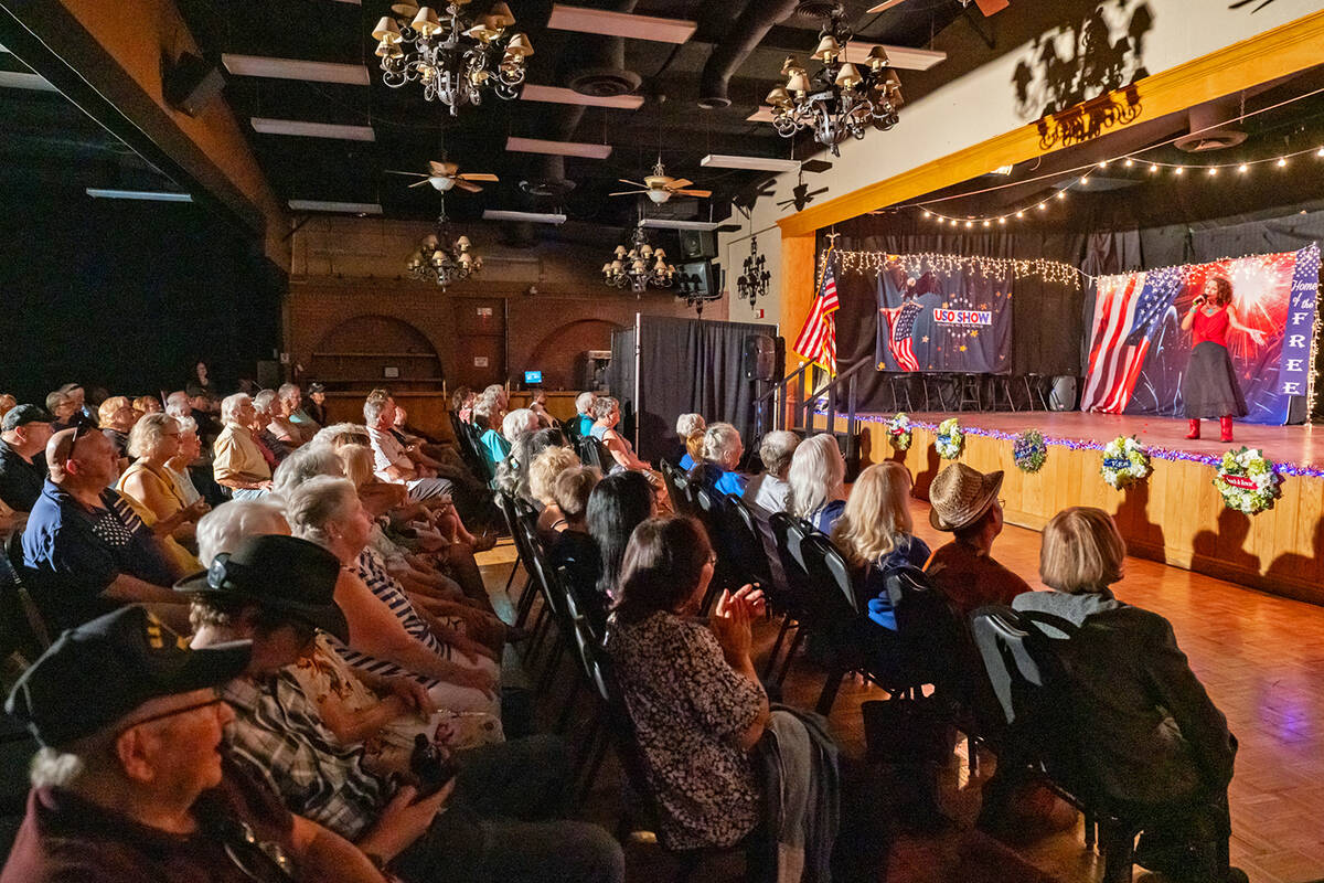 The Saddle West Showroom will once again play host to the Nevada Silver Tappers' USO Benefit Sh ...