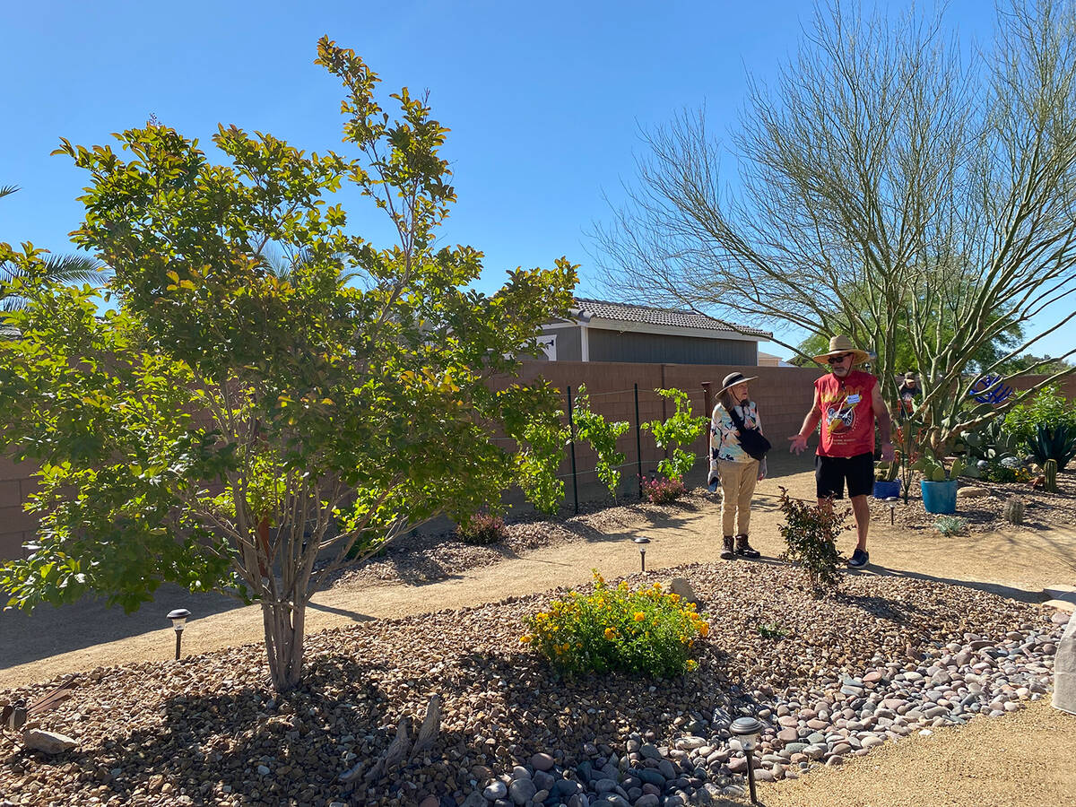 The Pahrump Valley Garden Club's 18th Annual Landscape Tour. (Robin Hebrock/Pahrump Valley Times)