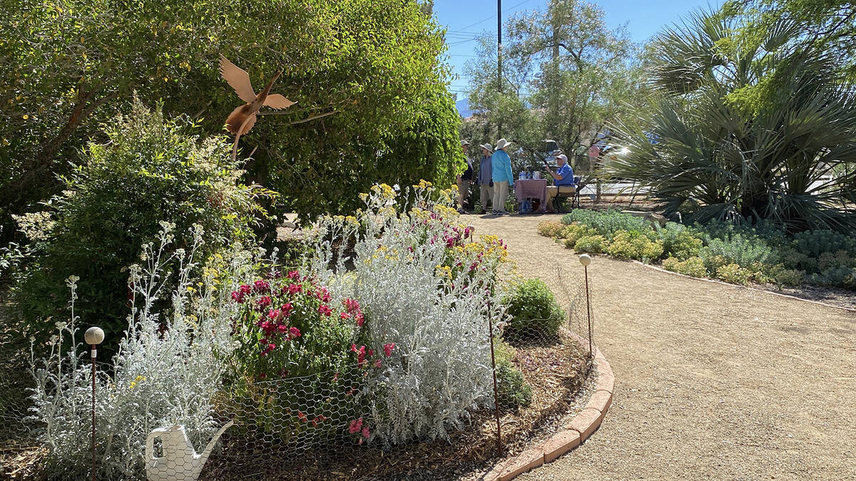 Site three of the 18th Annual Landscape Tour was the Cooperative Extension's Demonstration Gard ...