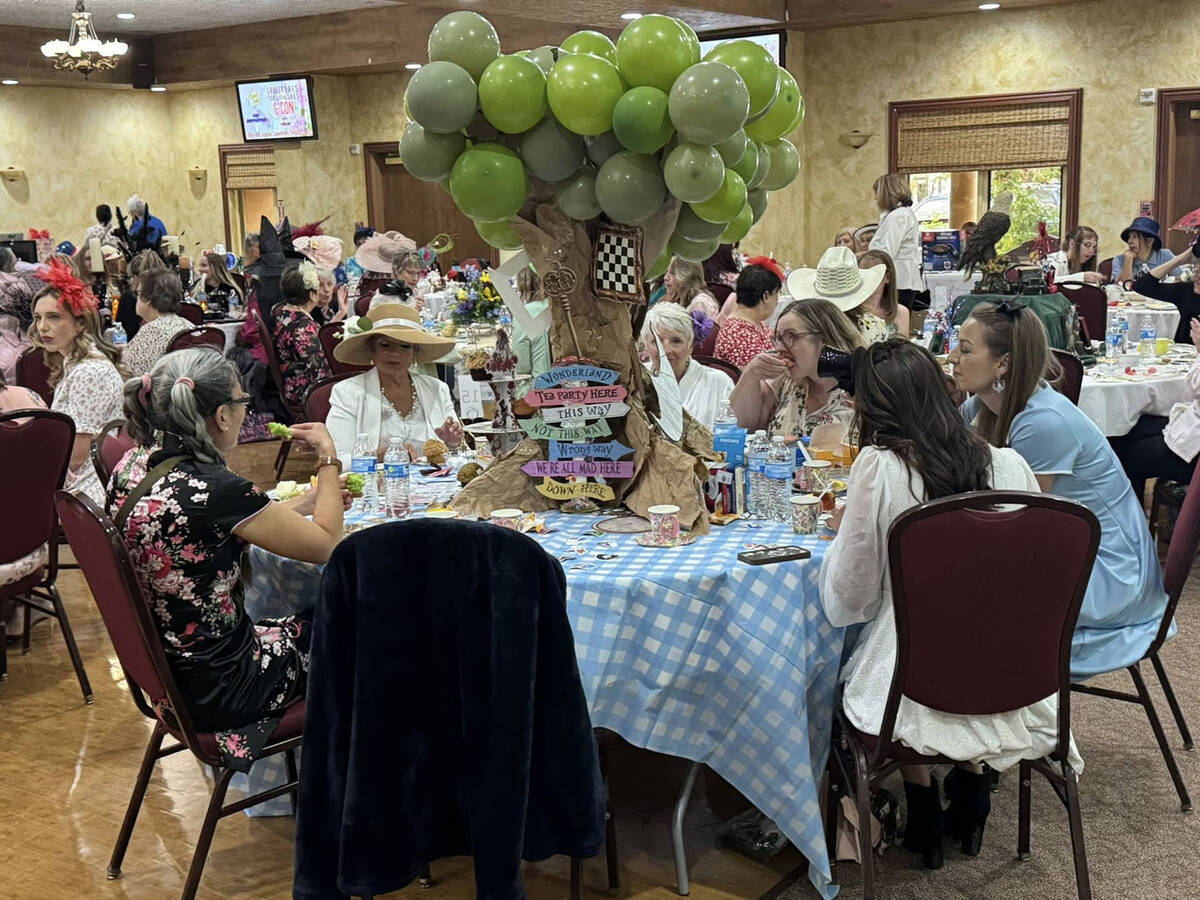 At this year's Annual Conservative Women's Tea, guests enjoyed finger foods like sandwiches and ...