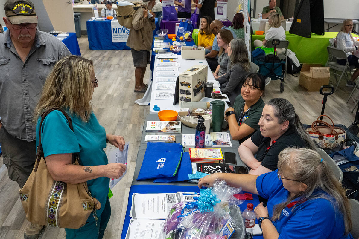 The 11th Annual Social Services Fair, hosted by Nye County Health and Human Services, took plac ...