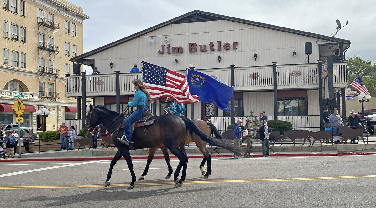The late prospector Jim Butler and his burro are credited with giving rise to the town of Tonop ...