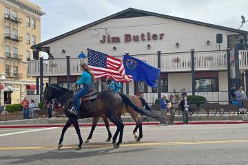 The late prospector Jim Butler and his burro are credited with giving rise to the town of Tonop ...