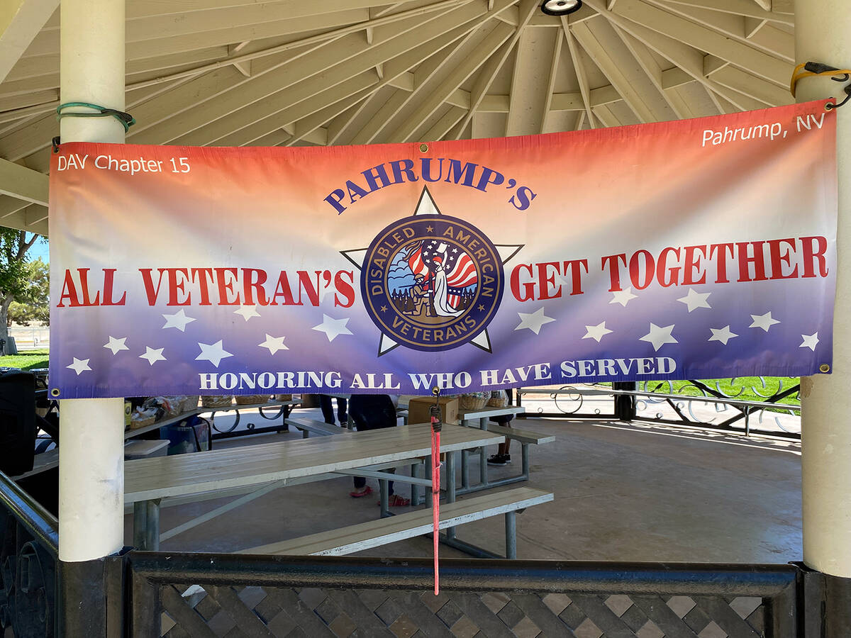 All veterans of the Pahrump Valley and surrounding areas were invited out to enjoy a free barbe ...