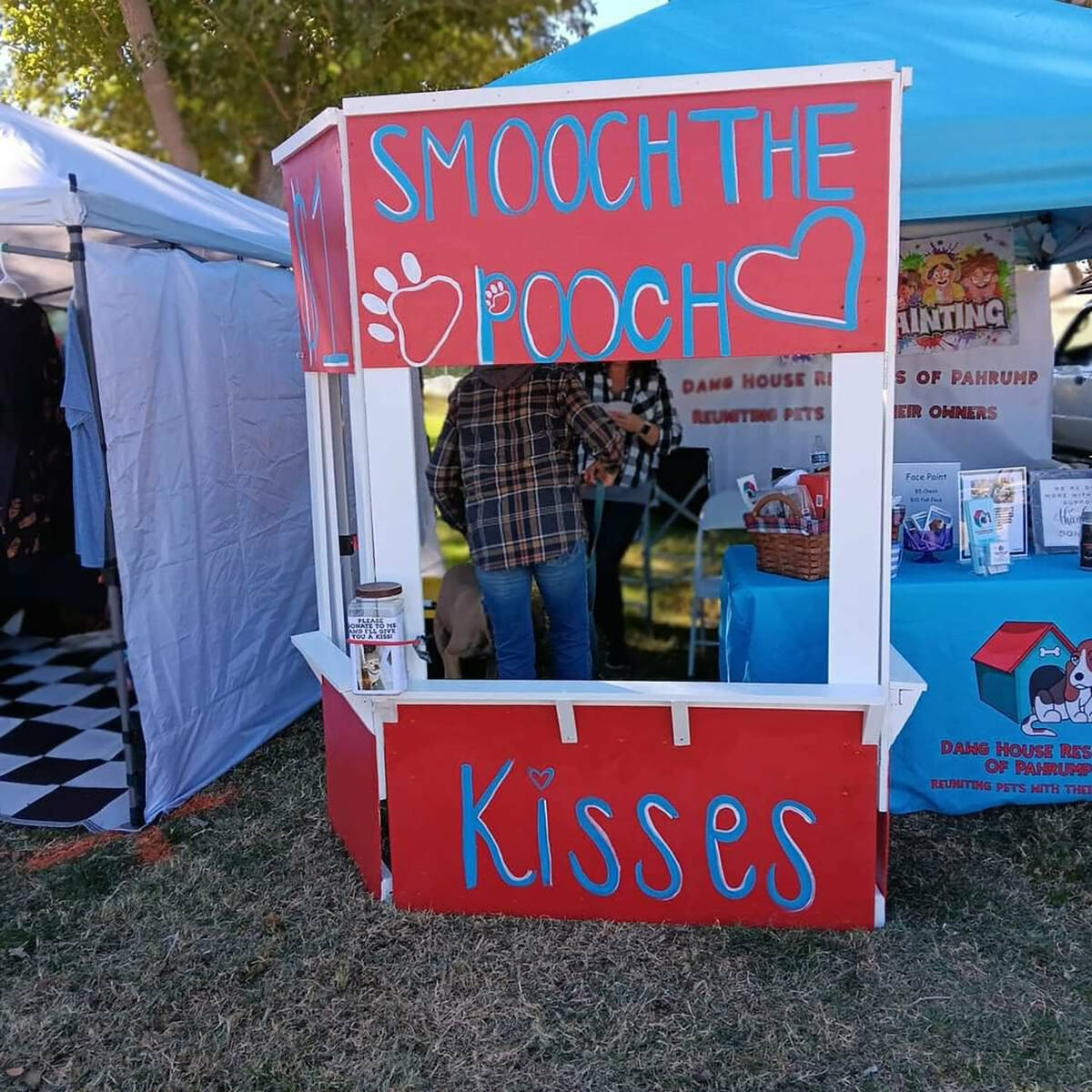 Dawg House Rescuers “Smooch the Pooch” booth will be at its Family Fun Day Event in Pahrump ...