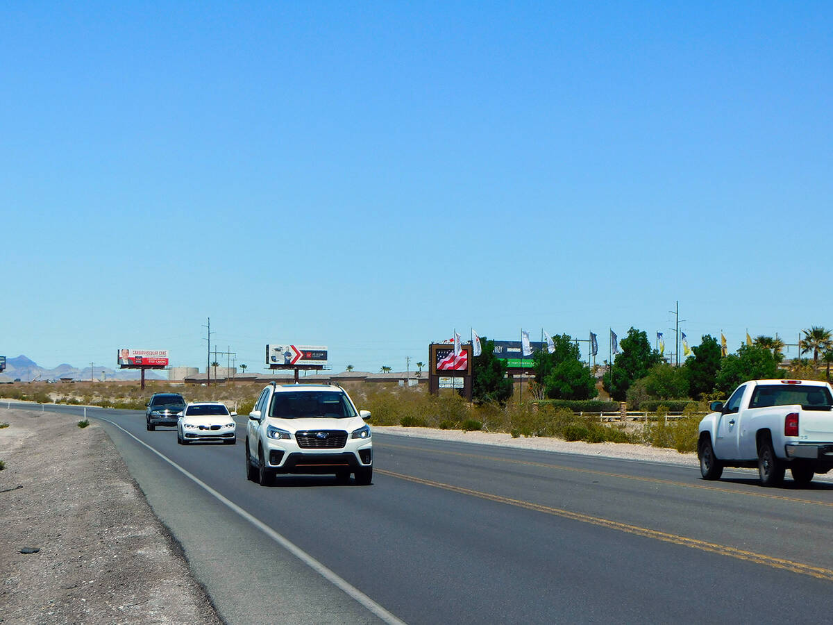 “As Southern Nevada and Nye County continue to grow, Highway 160 has become an increasingly v ...