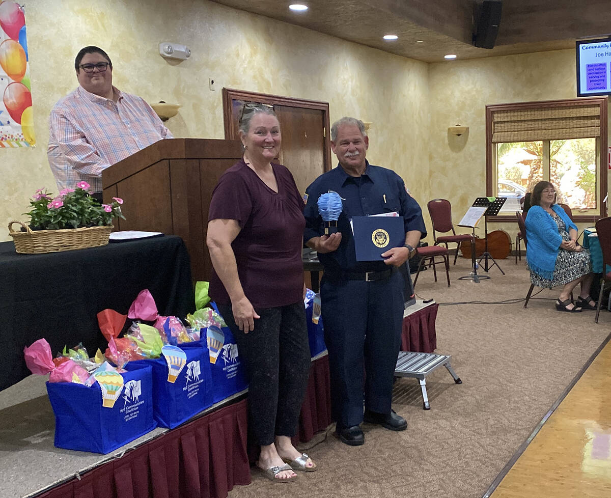 Joe Habibi was honored with the Hope Rises Community Hero Award at this year's banquet. (Robin ...