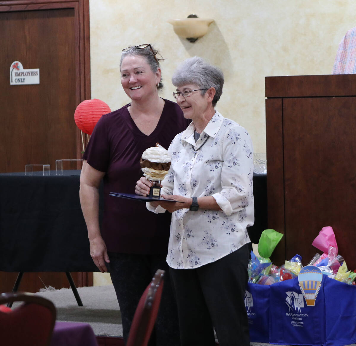 The Hope Rises Community Champion Award for 2026 went to Judge Kim Wanker. (Robin Hebrock/Pahru ...