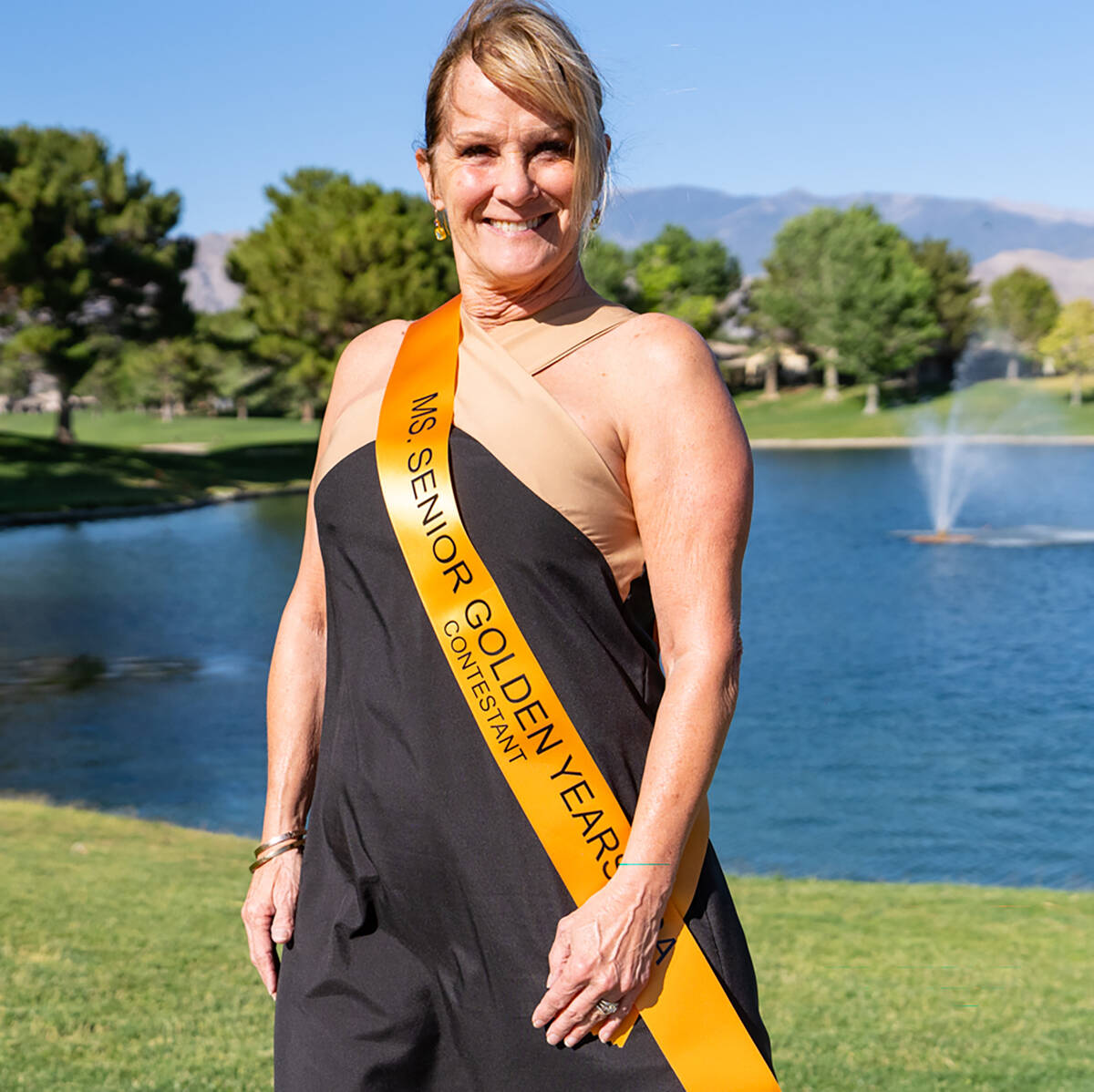 Ms. Senior Golden Years 2026 contestant Tina Seavey. (John Clausen/Pahrump Valley Times)