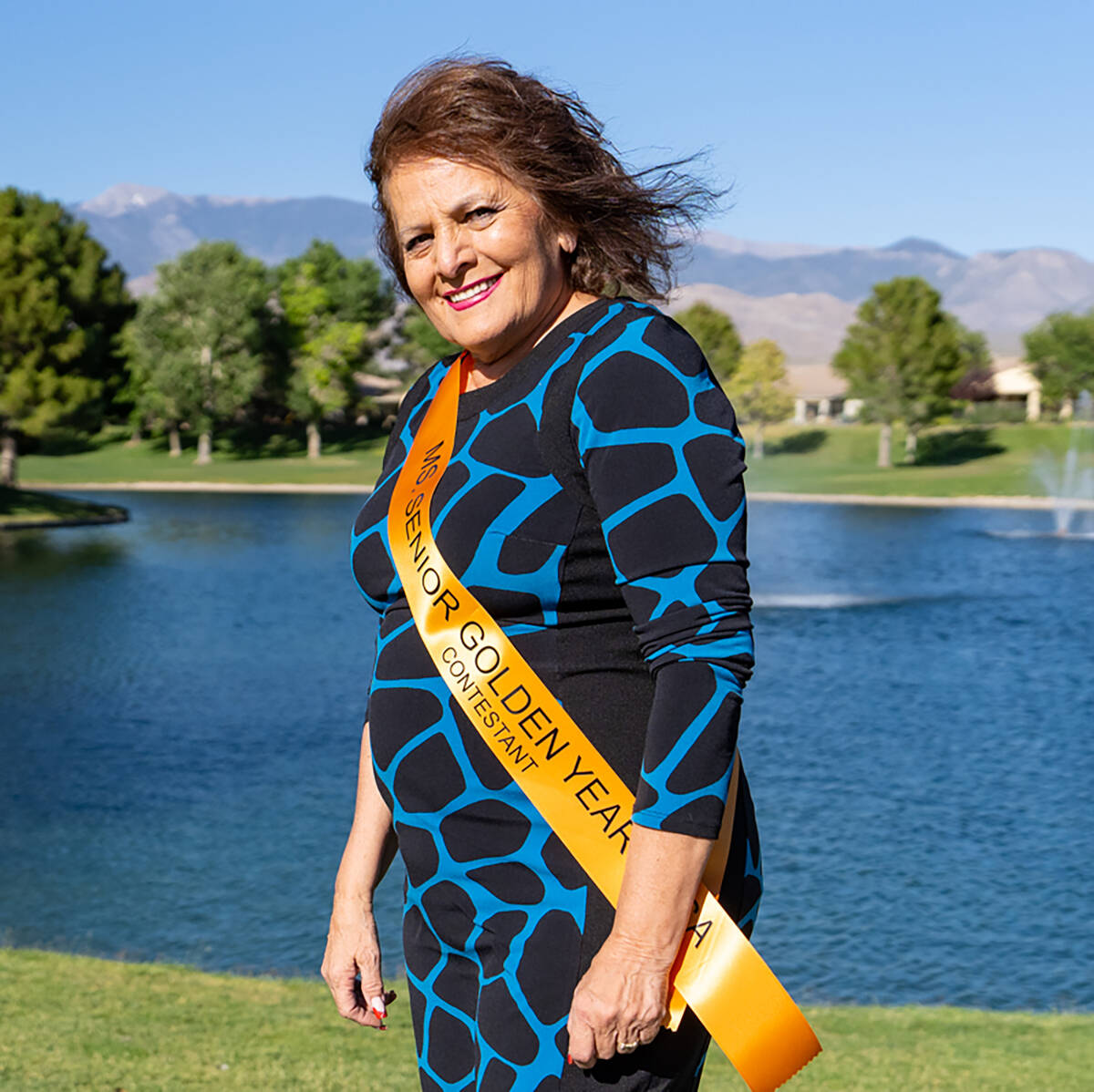 Ms. Senior Golden Years 2026 contestant Gina Emond. (John Clausen/Pahrump Valley Times)
