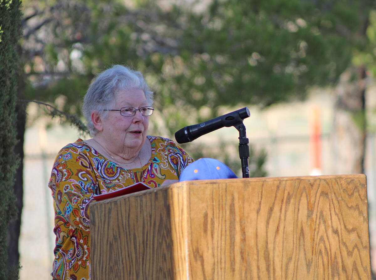 Veteran Dwanah "Dee" Tajalle was one of the guest speakers at the 2026 Memorial Day Ceremony ho ...