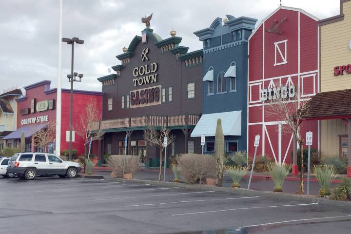 Gold Town Casino in Pahrump closed on Sunday, May 24. Golden Entertainment did not renew the co ...