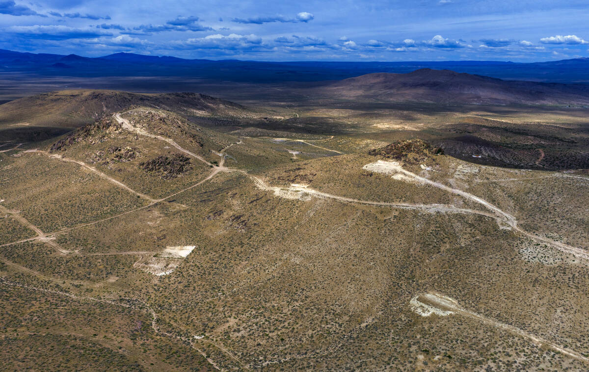 Several peaks that will disappear from the landscape if the proposed North Bullfrog gold mine o ...
