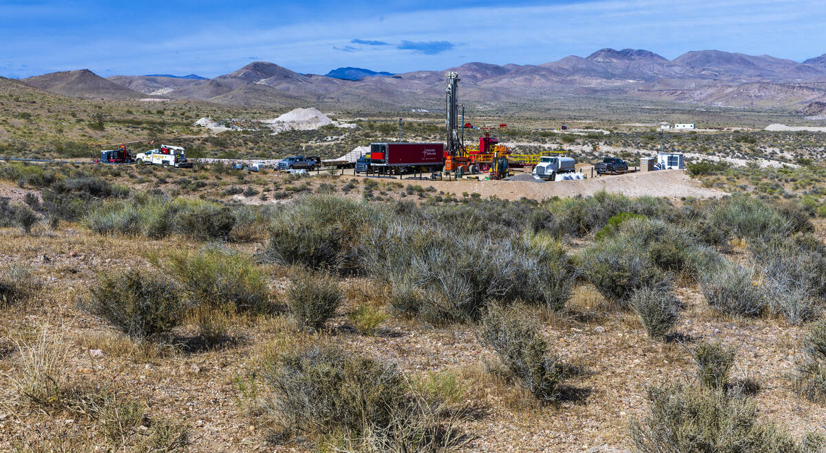 One of many active drilling pads AngloGold Ashanti has constructed in the Arthur gold explorati ...