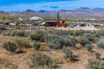 One of many active drilling pads AngloGold Ashanti has constructed in the Arthur gold explorati ...