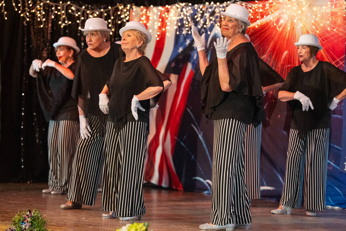 Nevada Silver Tappers and Ms. Senior Golden Years 2026 USO Benefit Show. (John Clausen/Pahrump ...