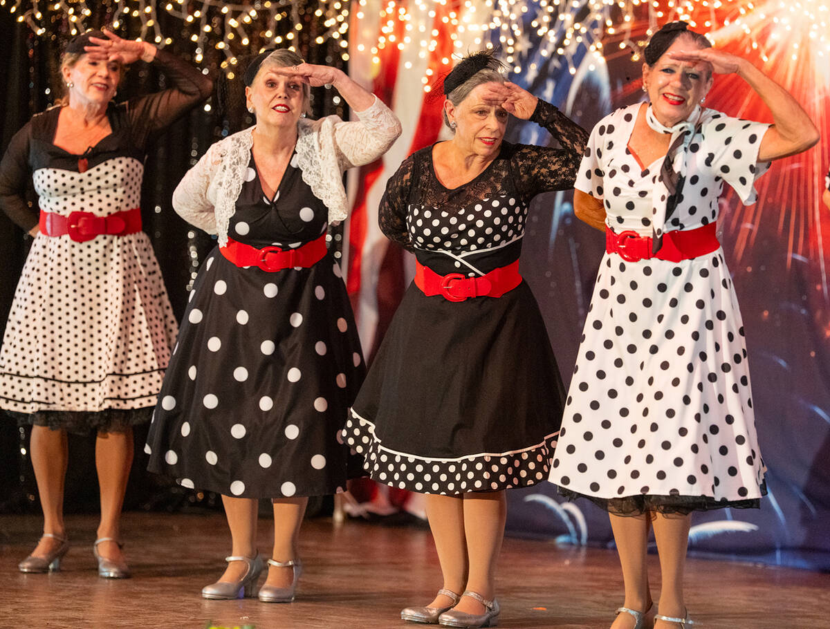Nevada Silver Tappers and Ms. Senior Golden Years 2026 USO Benefit Show. (John Clausen/Pahrump ...