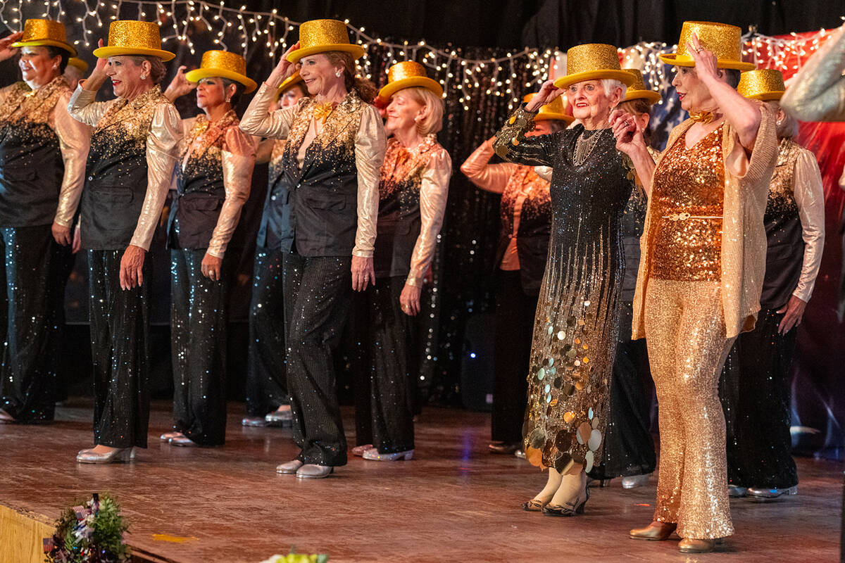 The Nevada Silver Tappers and Ms. Senior Golden Years USO Benefit Show's theme for 2026 was "A ...