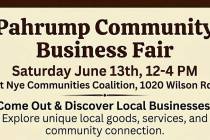 The free-to-attend Pahrump Community Business Fair will feature 64 local businesses and nonprof ...