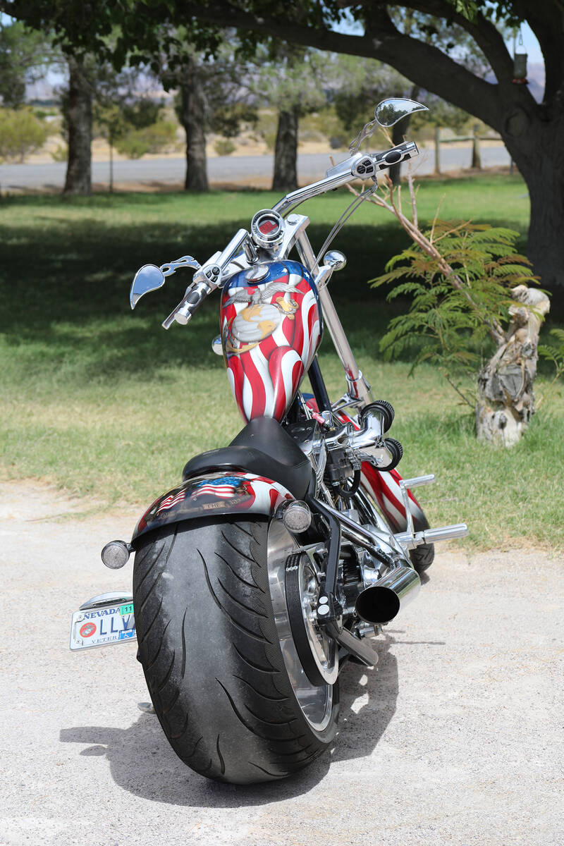 Of Laura Vavricka's three choppers, Betsy, the Marines bike, is perhaps the most recognizable. ...