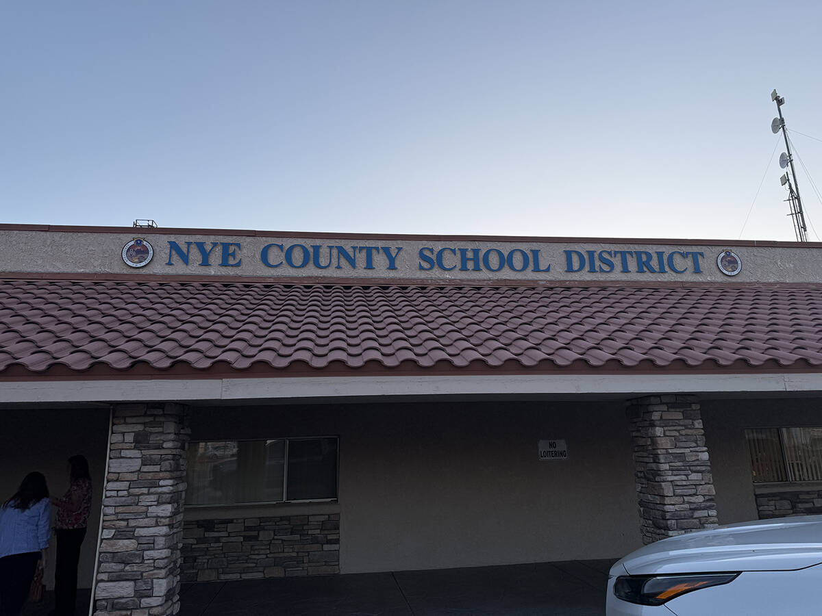 The Nye County School District Board of Trustees approved the 2026-2027 budget last week with a ...