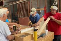 Nye County Sleep in Heavenly Peace hosted another Community Bed Build this May, with chapter me ...