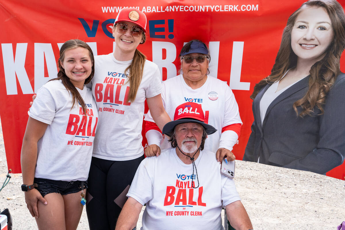 As of Wednesday at 7:11 p.m., Republican challenger Kayla Ball led the race for clerk with 60.5 ...