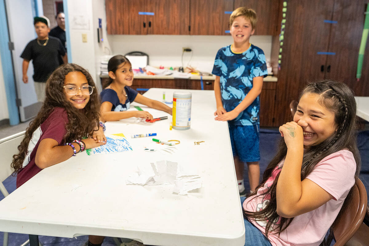 Christian Apolinar, Director of Pahrump Valley Youth Activities, said the summer program serves ...