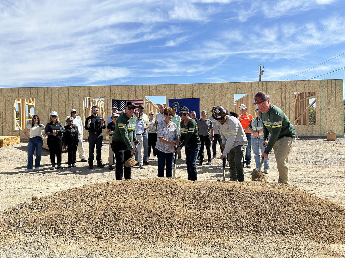 AngloGold Ashanti officially broke ground on its new Community Relations Building in Beatty on ...