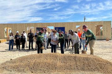 AngloGold Ashanti officially broke ground on its new Community Relations Building in Beatty on ...