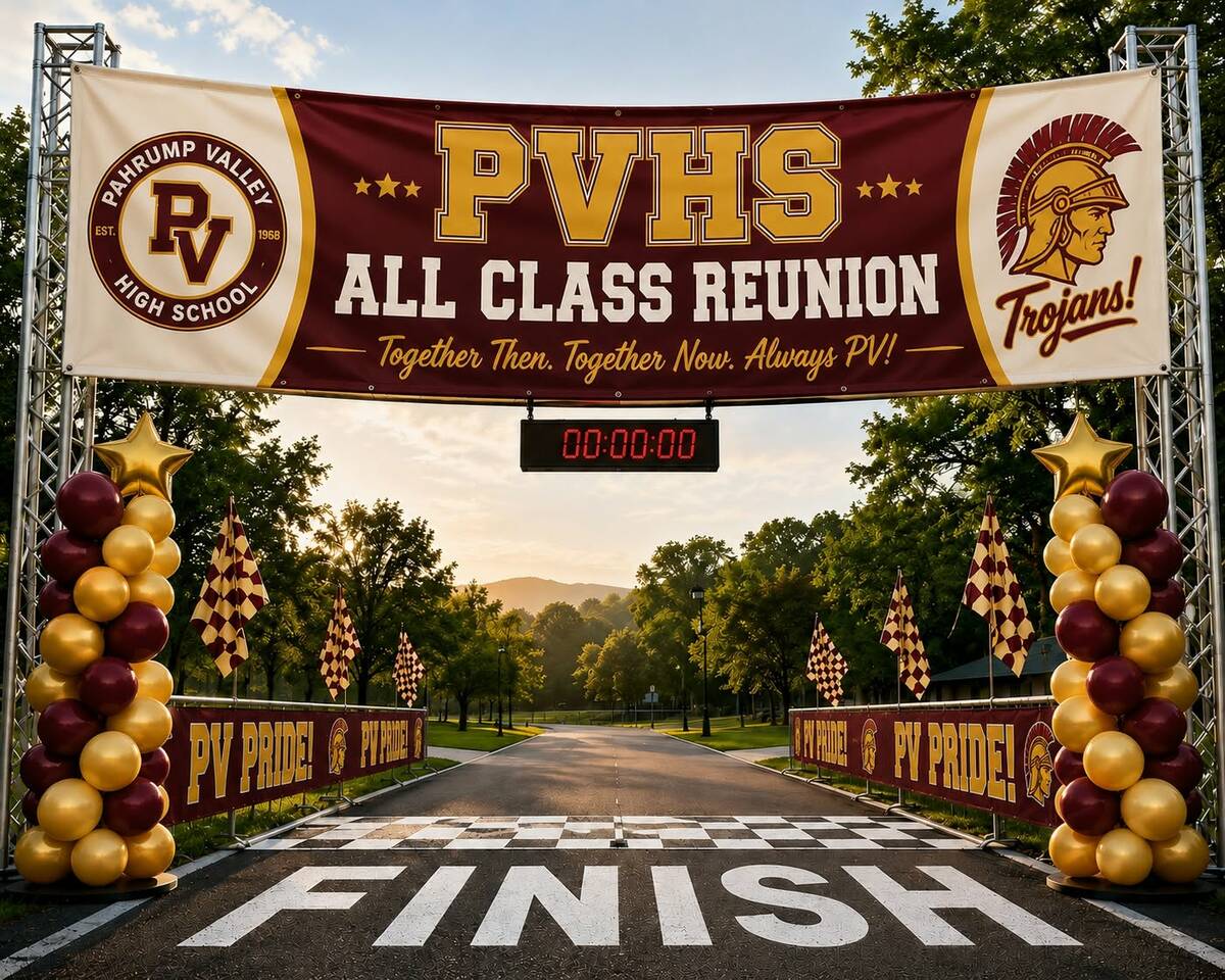 Dawn and Charles Radcliff, PVHS alumni and coordinators of the PVHS “All Class Reunion,” ha ...