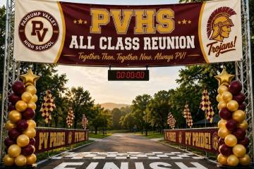 Dawn and Charles Radcliff, PVHS alumni and coordinators of the PVHS “All Class Reunion,” ha ...