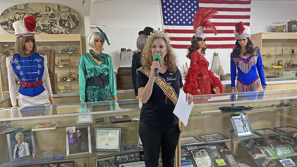 The expansion and update of the Nevada Silver Tappers museum display was the platform of Ms. Se ...