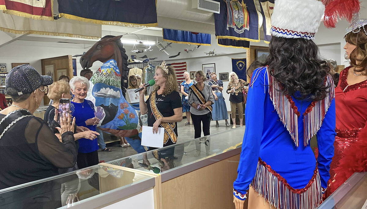 The Pahrump Valley Museum hosted a large crowd on Saturday, June 6 as Ms. Senior Golden Years 2 ...