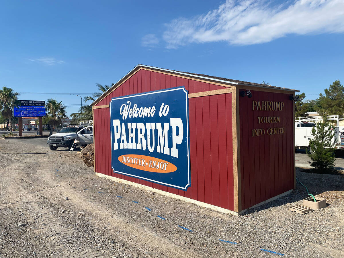 The Pahrump Tourism Info Center at Petrack Park has been undergoing some major renovation over ...